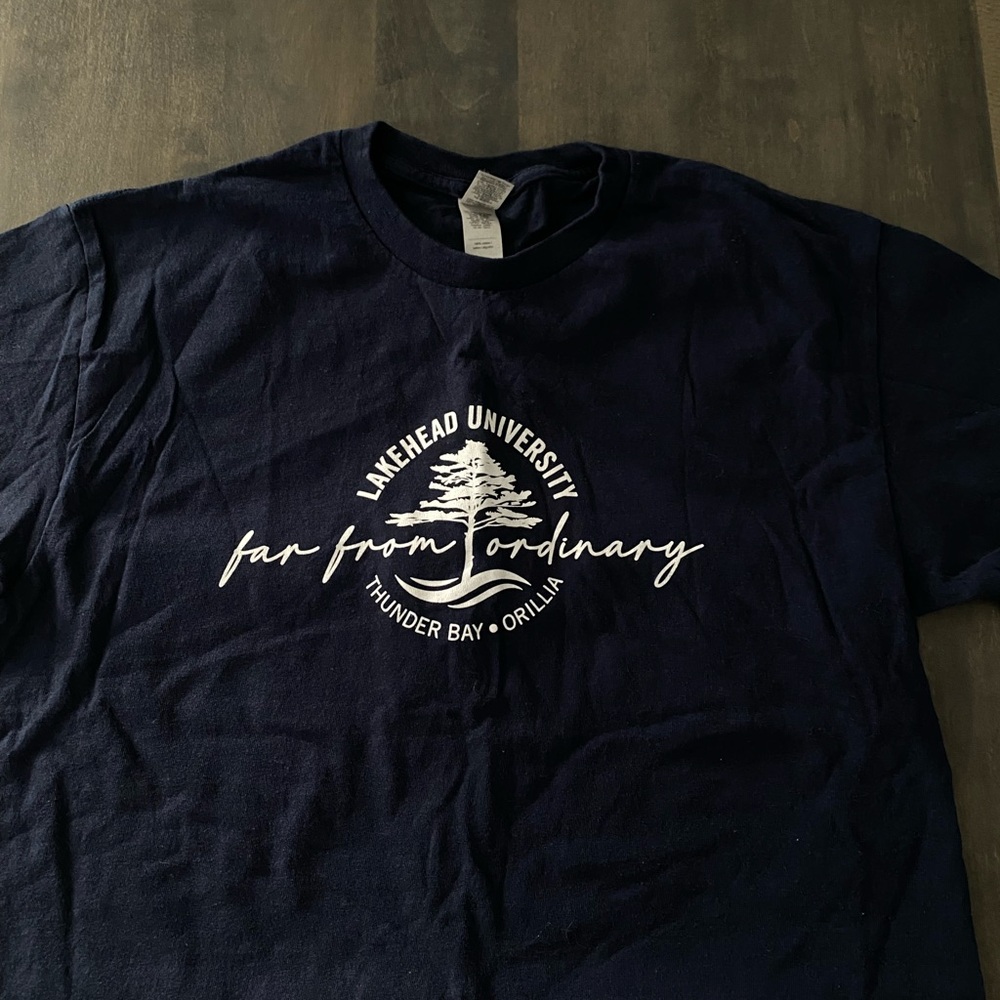 Lakehead University Navy Blue T-Shirt